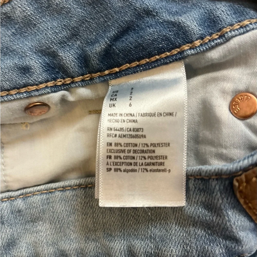 American Eagle Distressed Denim Shorts